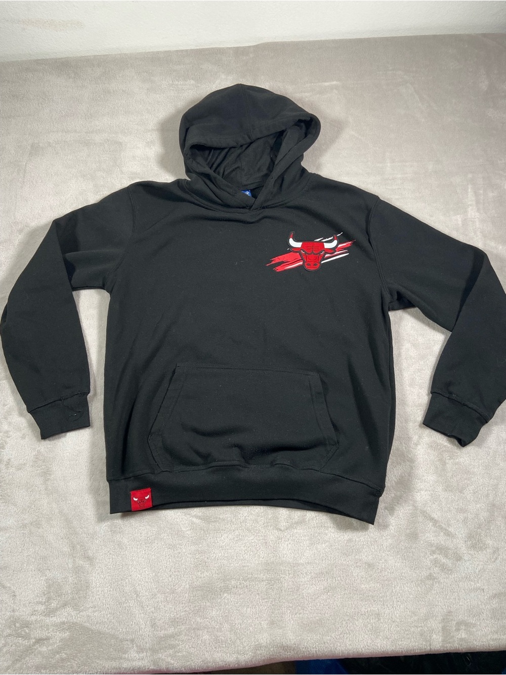 Chicago Bulls Black Hoodie Ultra Game Chicago Bulls NBA Pullover Hoodie